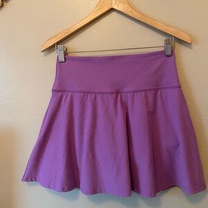 Beyond Yoga Spacedye Tiebreaker Circle Skort in Orchid, Size Small